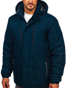 Chaqueta de invierno para hombre azul tinta Bolf 22M321