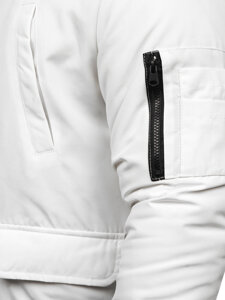 Chaqueta de invierno para hombre blanco Bolf 2019A