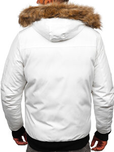 Chaqueta de invierno para hombre blanco Bolf 2019A