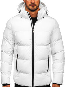 Chaqueta de invierno para hombre blanco Bolf 9978