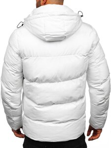 Chaqueta de invierno para hombre blanco Bolf 9978