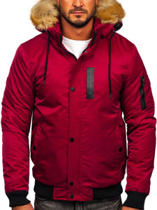 Chaqueta de invierno para hombre burdeos Bolf 2129