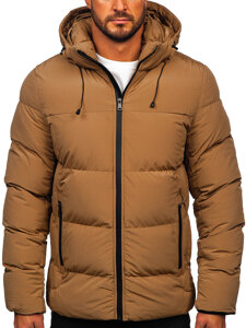 Chaqueta de invierno para hombre camel Bolf 9978