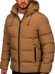 Chaqueta de invierno para hombre camel Bolf 9978