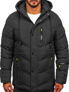 Chaqueta de invierno para hombre grafito Bolf 5M3137