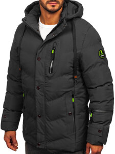 Chaqueta de invierno para hombre grafito Bolf 5M3137