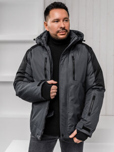 Chaqueta de invierno para hombre grafito Bolf 91M9902A1