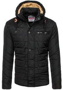 Chaqueta de invierno para hombre negra Bolf 1673