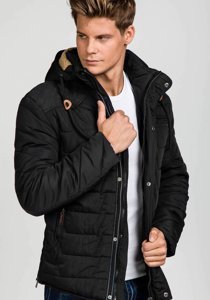 Chaqueta de invierno para hombre negra Bolf 1673