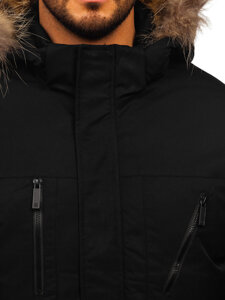 Chaqueta de invierno para hombre negra Bolf 62M9515