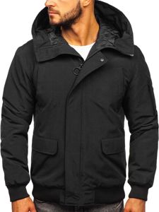 Chaqueta de invierno para hombre negro Bolf 2019005