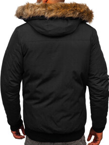 Chaqueta de invierno para hombre negro Bolf 2019A