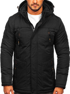 Chaqueta de invierno para hombre negro Bolf 2025