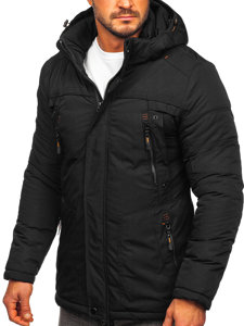 Chaqueta de invierno para hombre negro Bolf 2025