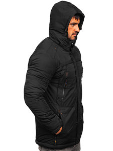 Chaqueta de invierno para hombre negro Bolf 2025