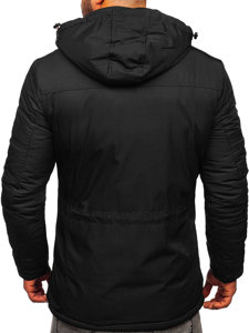 Chaqueta de invierno para hombre negro Bolf 2025