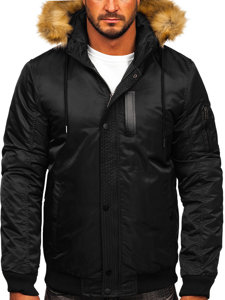 Chaqueta de invierno para hombre negro Bolf 2129