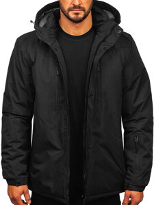 Chaqueta de invierno para hombre negro Bolf 22M320