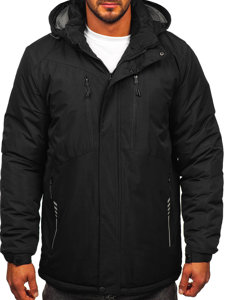 Chaqueta de invierno para hombre negro Bolf 22M321