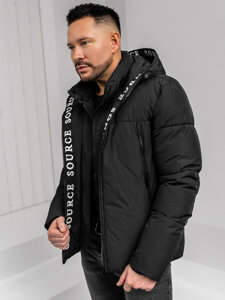 Chaqueta de invierno para hombre negro Bolf 22M330A1