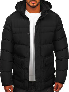 Chaqueta de invierno para hombre negro Bolf 22M332