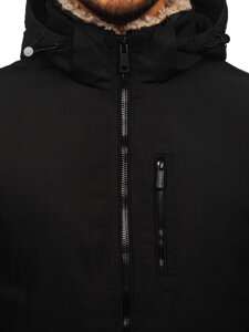 Chaqueta de invierno para hombre negro Bolf 25M9805