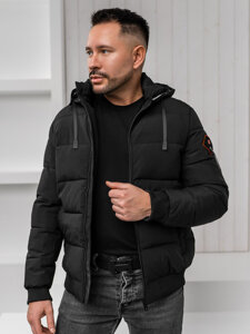 Chaqueta de invierno para hombre negro Bolf 31M5031A1