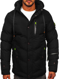 Chaqueta de invierno para hombre negro Bolf 5M3137