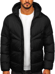 Chaqueta de invierno para hombre negro Bolf CS1006