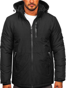 Chaqueta de invierno para hombre negro Bolf HKK2023