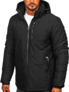 Chaqueta de invierno para hombre negro Bolf HKK2023