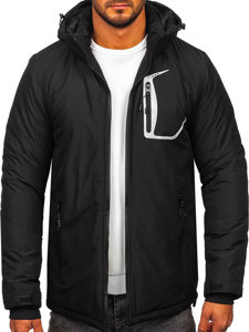 Chaqueta de invierno para hombre negro Bolf HKK2025