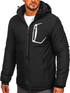 Chaqueta de invierno para hombre negro Bolf HKK2025