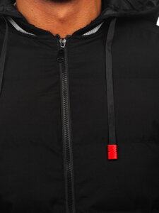 Chaqueta de invierno para hombre negro Bolf HSS045