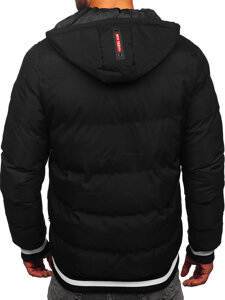 Chaqueta de invierno para hombre negro Bolf HSS045