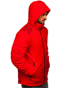 Chaqueta  de invierno para hombre rojo Bolf 6580