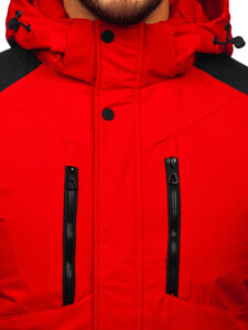 Chaqueta de invierno para hombre rojo Bolf 91M9902