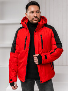 Chaqueta de invierno para hombre rojo Bolf 91M9902A1