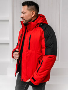 Chaqueta de invierno para hombre rojo Bolf 91M9902A1