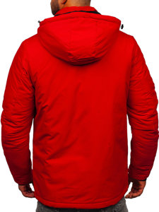 Chaqueta de invierno para hombre rojo Bolf HKK2023