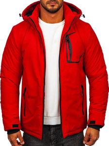 Chaqueta de invierno para hombre rojo Bolf HKK2025