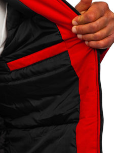 Chaqueta de invierno para hombre rojo Bolf HKK2025