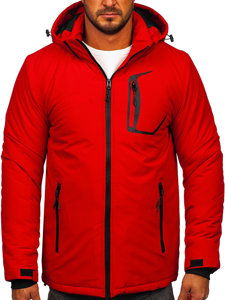 Chaqueta de invierno para hombre rojo Bolf HKK2025