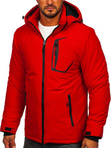 Chaqueta de invierno para hombre rojo Bolf HKK2025