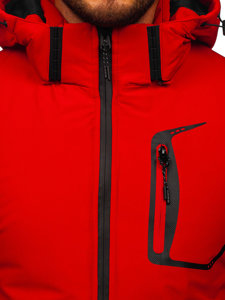 Chaqueta de invierno para hombre rojo Bolf HKK2025