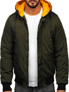 Chaqueta de invierno para hombre verde Bolf 27M8100