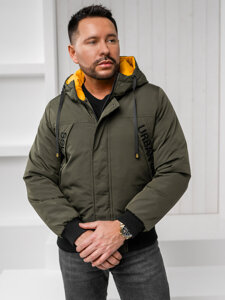 Chaqueta de invierno para hombre verde Bolf 27M8100A1