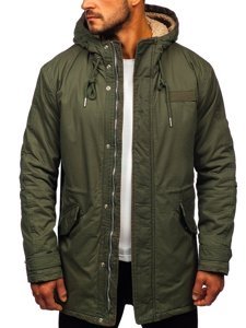 Chaqueta de invierno parka para hombre caqui Bolf EX838