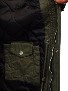 Chaqueta de invierno parka para hombre caqui Bolf EX838