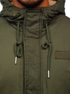 Chaqueta de invierno parka para hombre caqui Bolf EX838